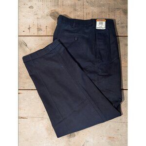 Savane Motion Waistband Mens Navy Dress Pants Size 34x30 new